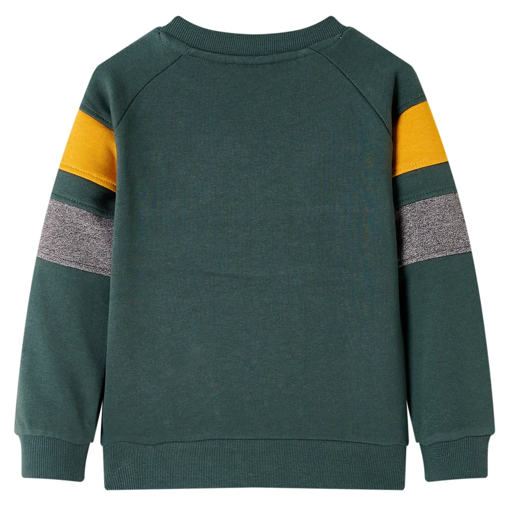 Felpa da Bambino Verde Scuro 128