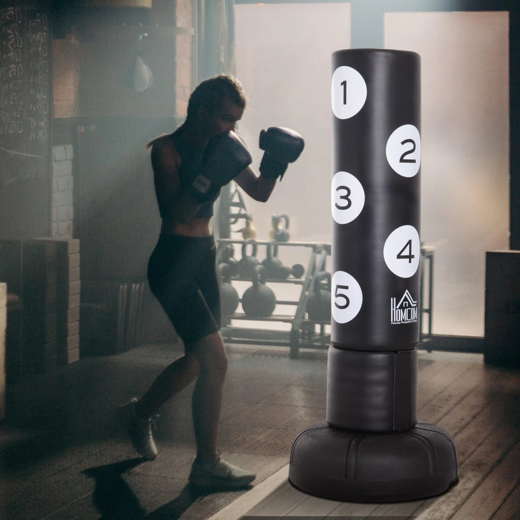 Sacco da boxe autoportante con base ¨C Xylo ¨C 176 cm nero