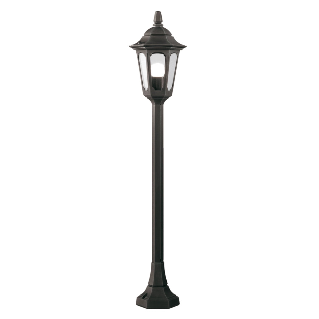 Lampione da esterno nero E27 60W Parish Mini Elstead