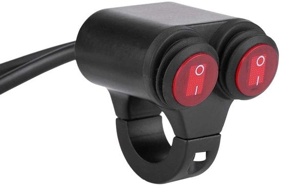 Comando universale per manubrio per luci e clacson - 22mm