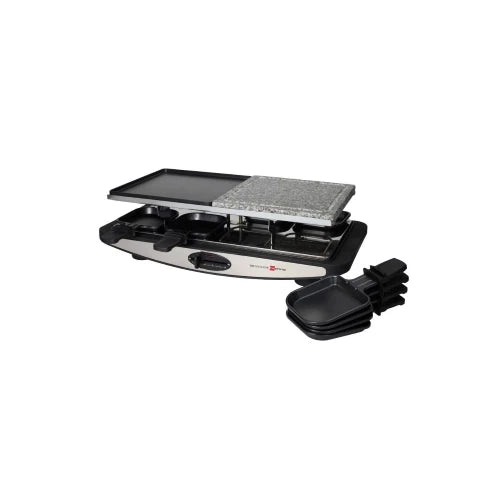 GRILL RACLETTE C/DOPPIA PIASTRA GRANITO/ALLUMINI TECHNO COLL