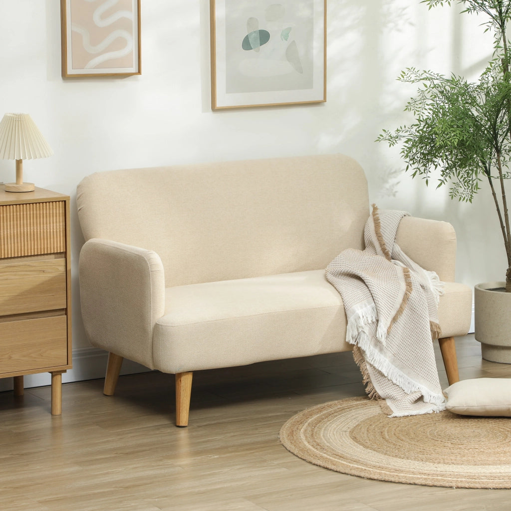 Divano 2 posti ¨C zephmum ¨C crema 130x74x79 cm