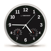 Orologio da parete meccanico Esperanza EHC016K, rotondo, nero