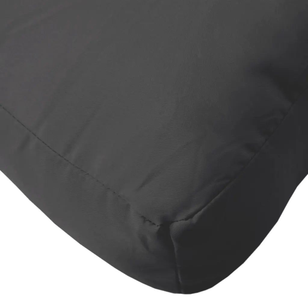 Cuscino per Pallet Nero 50x40x12 cm in Tessuto 360542