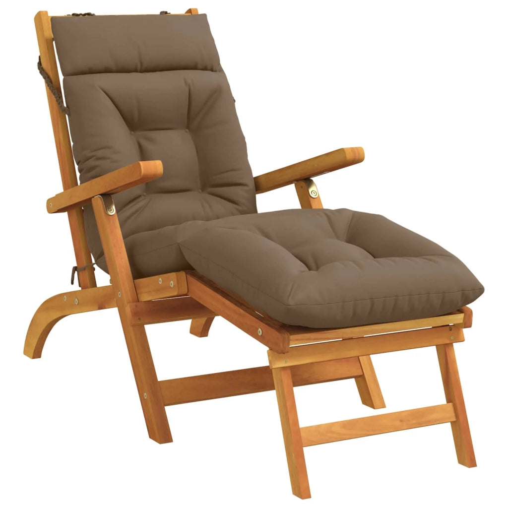 Cuscino per Lettino VIANEN 100% Poliestere Tortora 953904