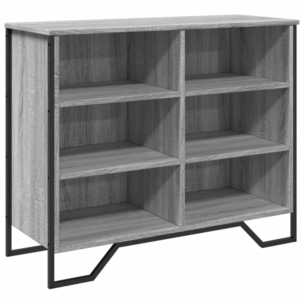 Credenza Grigio Sonoma 91x35,5x74,5 cm in Legno Multistrato 848552