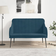 Panca-Sgabello Blu 110x76x80 cm in Velluto 215708