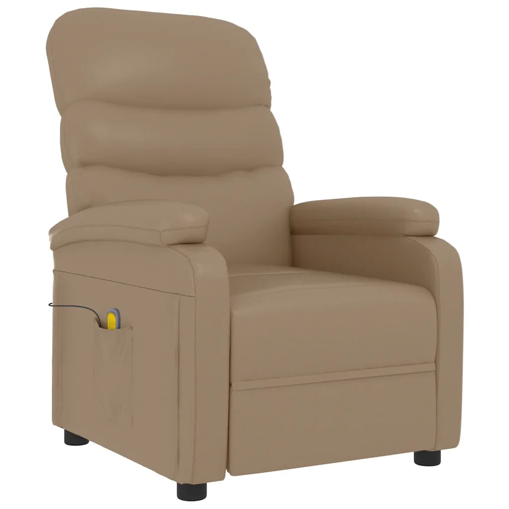 Poltrona Massaggiante Cappuccino in Similpelle 342699
