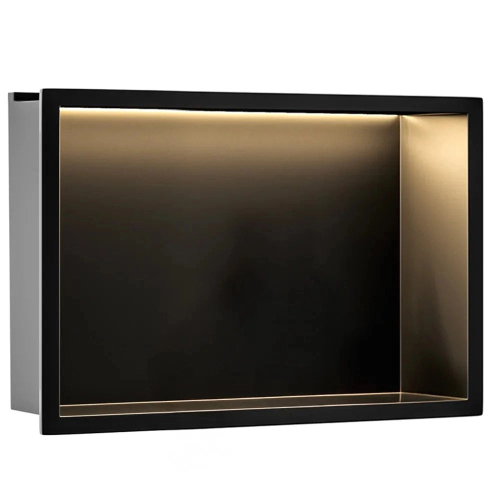 Mensola Bagno Led 30x45 Black