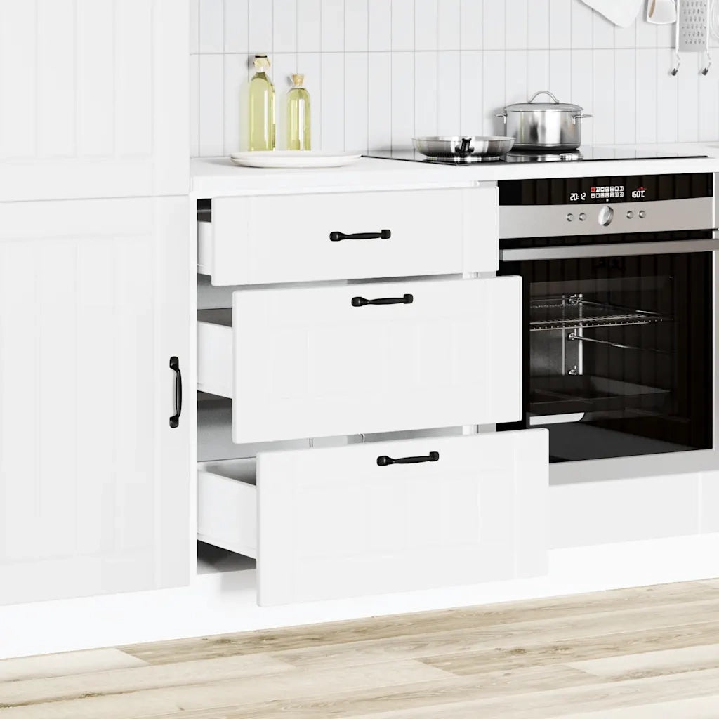 Base da Cucina Lucca Bianco in Legno Multistrato 854269