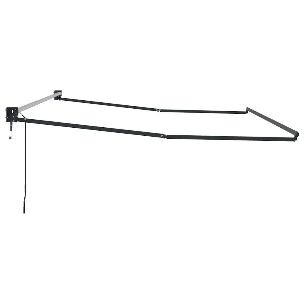 Tenda da Sole Antracite 5 x 3 m Metallo 362035