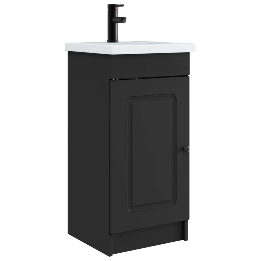 Mobile da bagno con lavabo Nero 42 x 40 x 84,5 cm 889995