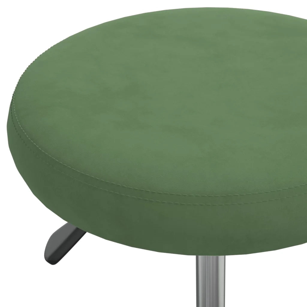 Sedia da Pranzo Verde Scuro in Velluto 3085730