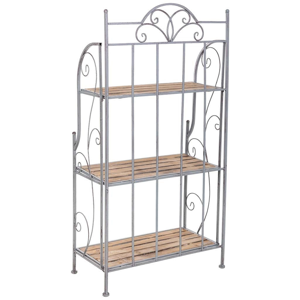 Mensola espositiva beige, 72x36x135h cm