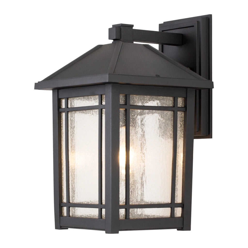 Applique esterna nera IP44 E27 60W Cedar Point Quoizel