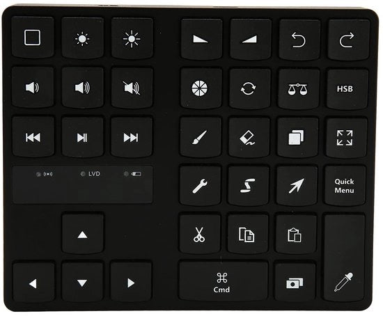 Tastiera Ergonomica Compacta Illuminata per Procreate e OS X - Interfaccia Facile da Usare - Tastiera con Comandi Rapidi