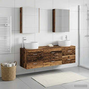 Set di mobili per il bagno 5 pz Legno antico 3407013