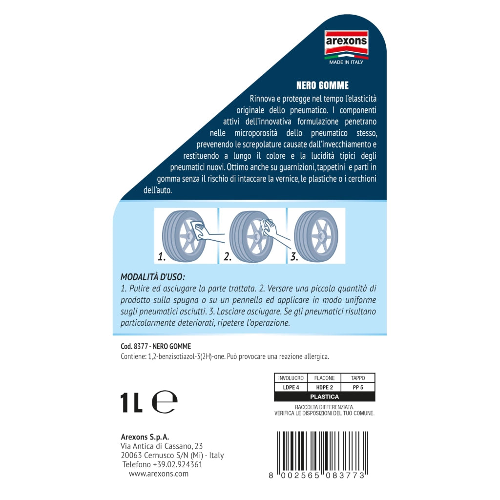 Nero Gomme L 1 Arexons
