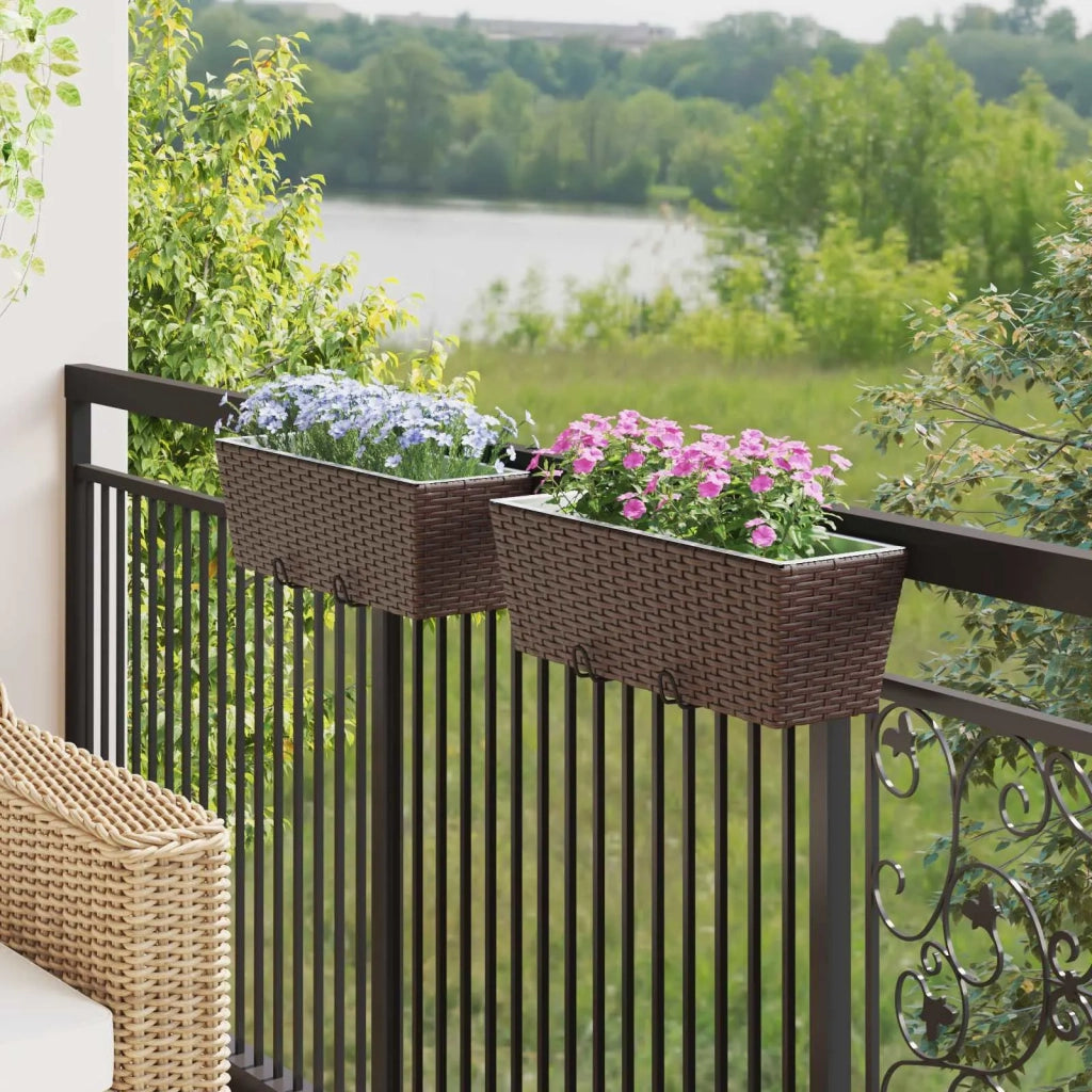 Ringhiera 2 pcs 50 x 17 x 17 cm Metallo 42026966