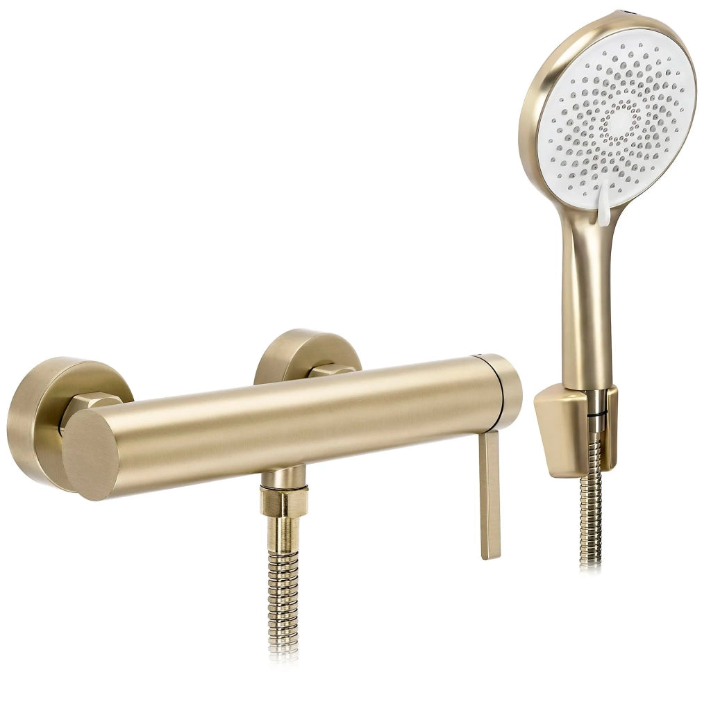 Rubinetto Doccia Rea Rivo Brush Gold