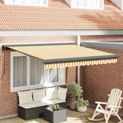 | Tenda retrattile | Blu e Bianco con Struttura Bianca 3,5 x 2,5 m 3154557