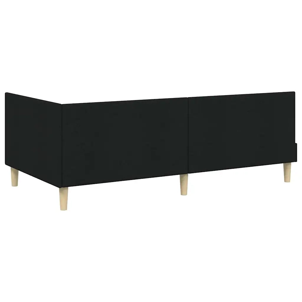 Struttura Letto Angolare con Materasso 2 pcs Verde Tessuto 3393743