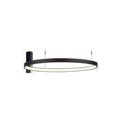 Plafoniera anello nera Ø87 LED 54W 3000K Shilo Agari