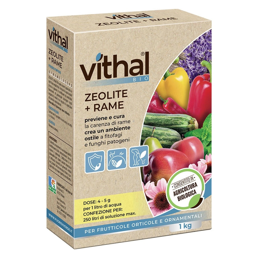 ZEOLITE CON RAME POLVERE MICRONIZZATA KG 1