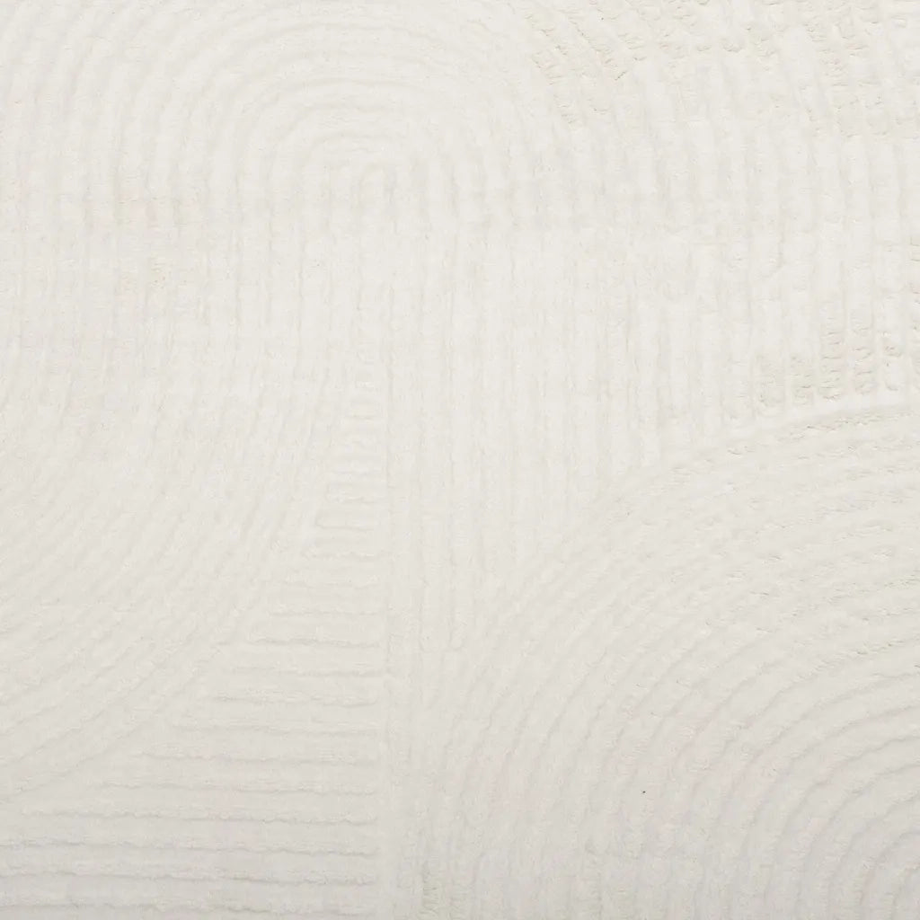 Tappeto IZA a Pelo Corto Aspetto Scandinavo Crema 80x150 cm 375438
