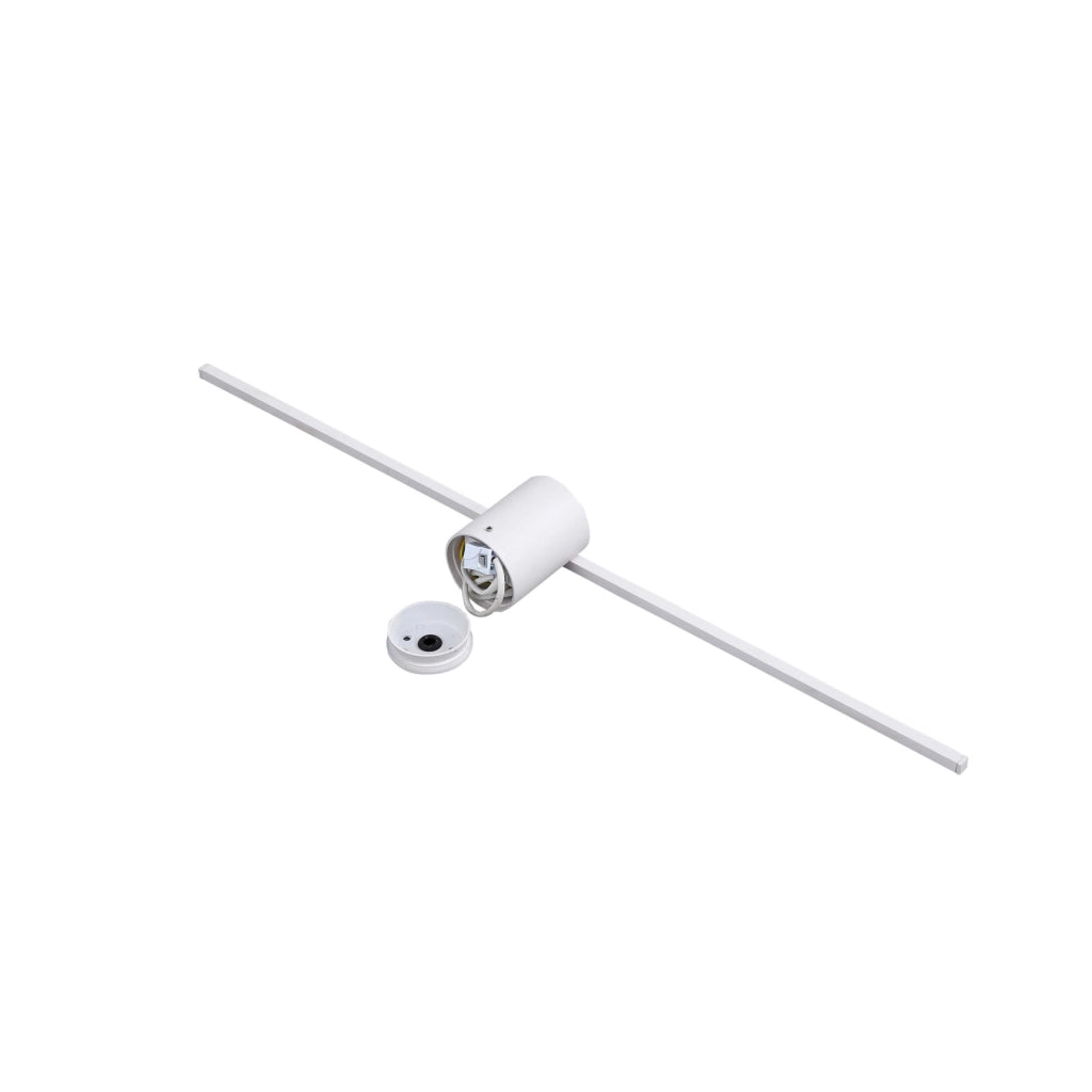 Applique Modern Slim L bianca LED 8W IP44 Light Prestige