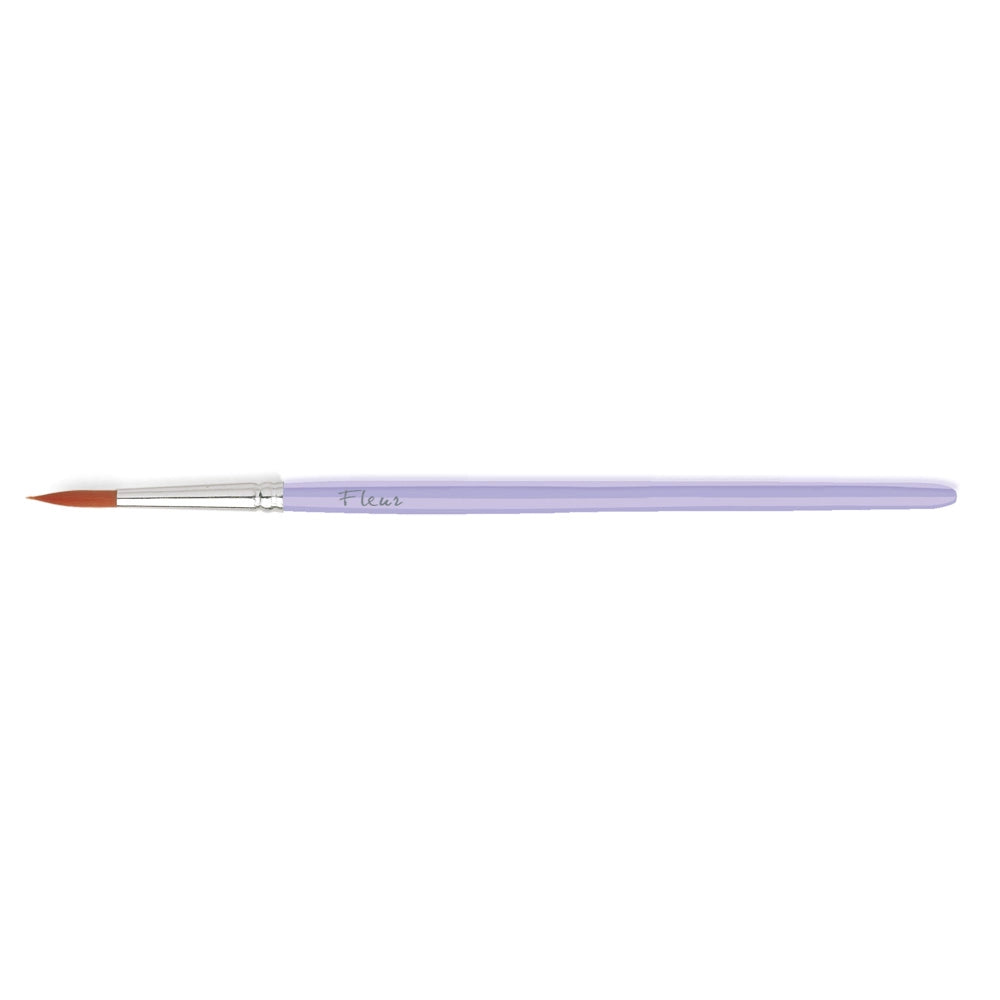 Pennello Fleur Punta a Tonda Sintetico per Pittura Decorazioni Formato: N 08