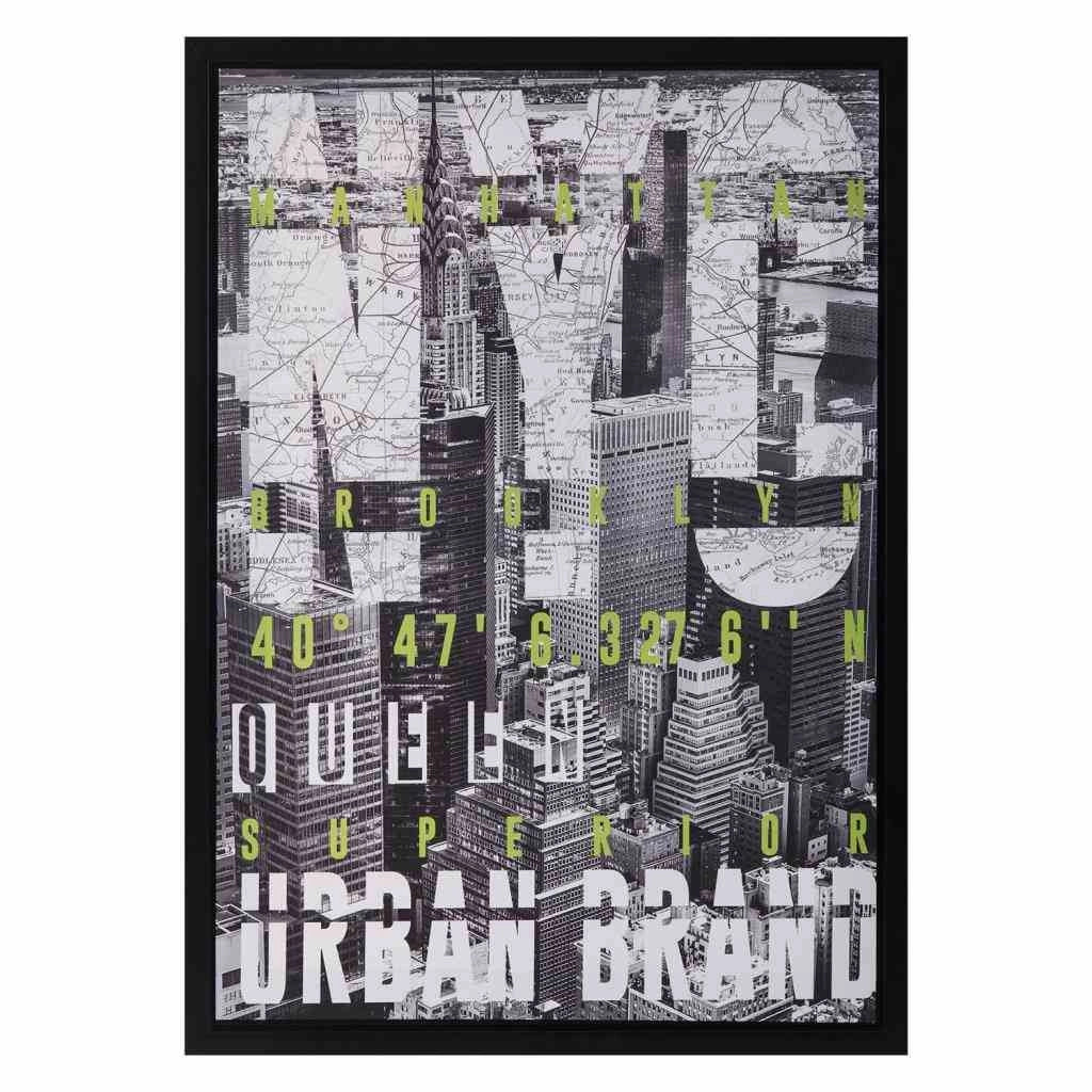 Quadro tela stampata con cornice 50x70x3 h