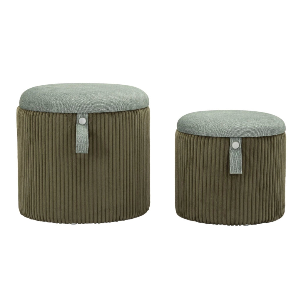 Pouf VKH719, Verde, MDF, 38x38x38 cm