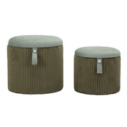 Pouf VKH719, Verde, MDF, 38x38x38 cm