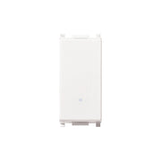 Vimar interruttore bianco 1p 10 ax 250 v max 100 w per lampade con alimentatore integrato illuminabile tasto