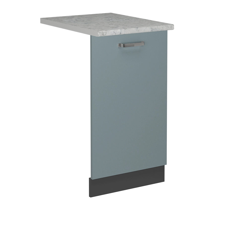 Pannello frontale della lavastoviglie R-Line Grigio-blu/Antracite 45 cm, PL Marmo Vicco