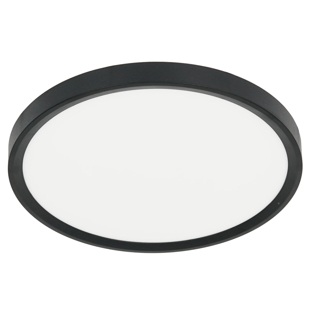 Plafoniera LED 24W 3CCT 2500lm 30x30cm Nera Milagro