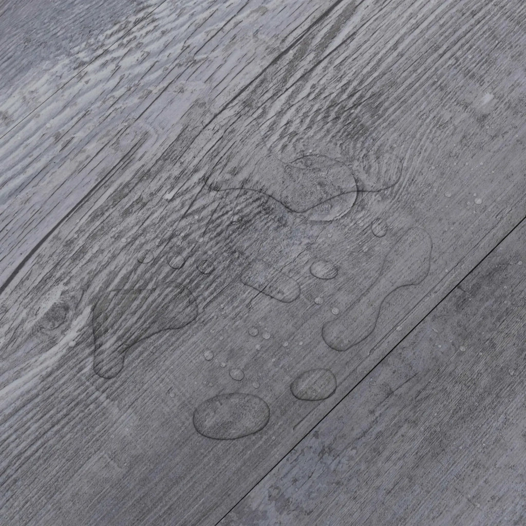 Tavole per Pavimenti 2,51 m² 18 pcs PVC Legno grigio opaco 42046441