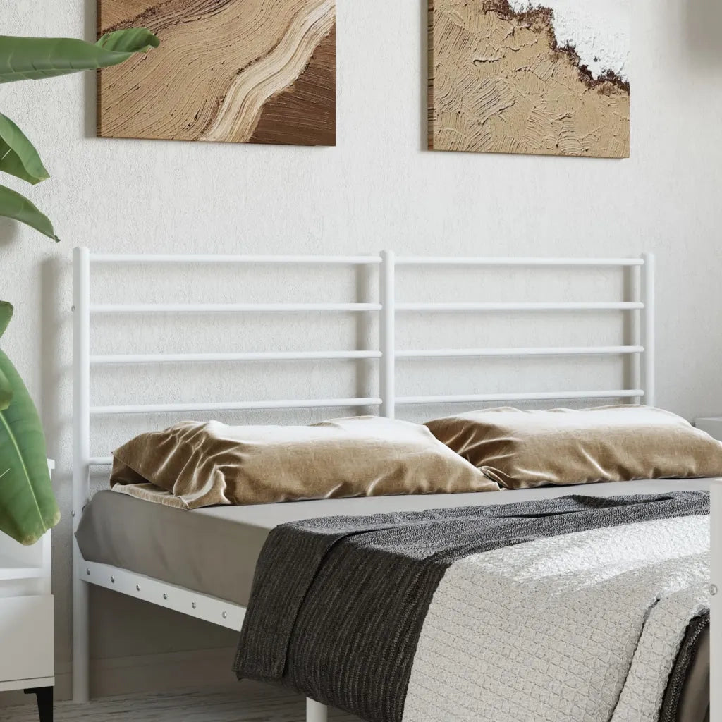 Testiera di Ricambio in Metallo Bianco 120 cm 352399