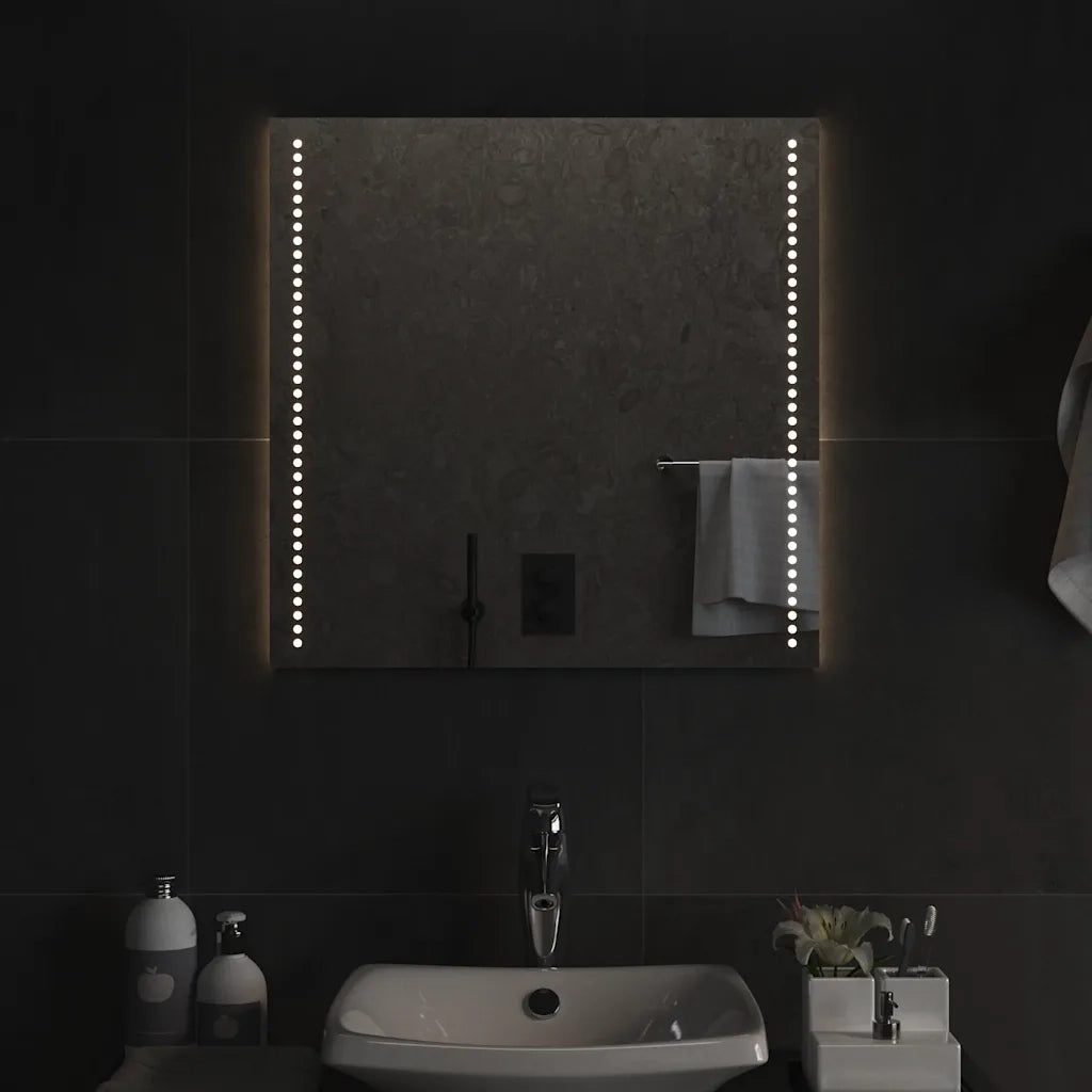 Specchio da Bagno con Luci LED 60x60 cm 151721