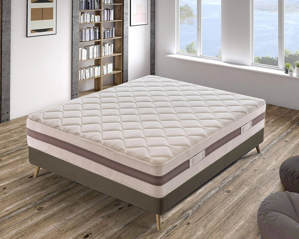 Materasso Piazza e Mezza 120x200 in waterfoam ortopedico - alta densità -13 zone di comfort - Rigidità H4
