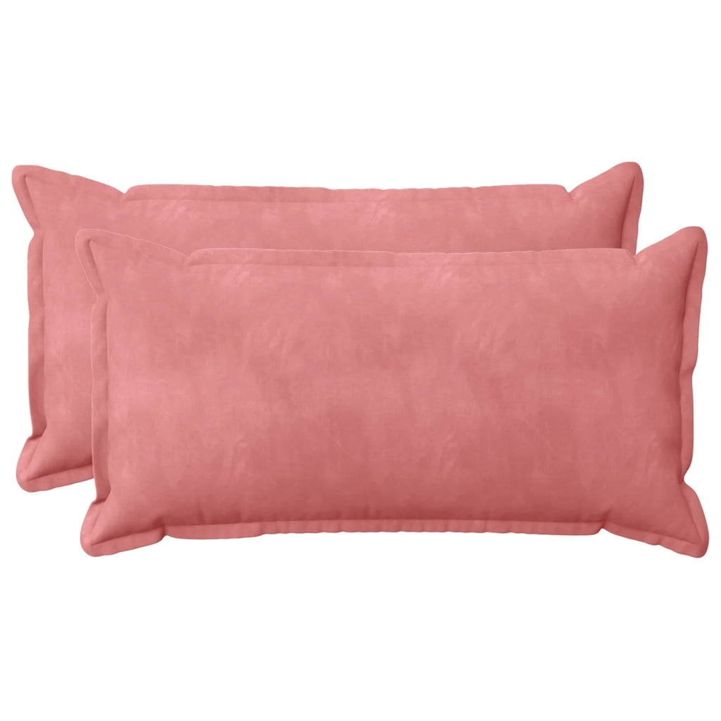 Cuscino con cuscino HOUTEN 2 pz Rosa Velluto 933862
