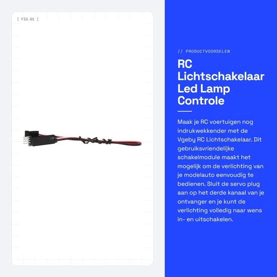Comando a distanza per interruttore di luce - Interruttore di luce da parete - Pulsante di luce - Interruttore di luce in abbinamento - Modello RC auto - Compatibile con lampada LED - Interruttore a radiofrequenza