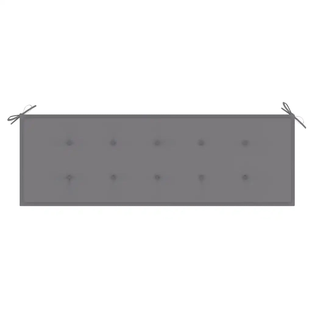 Panchina da Giardino 3 Posti e Cuscino 150cm Massello Eucalipto 3060997
