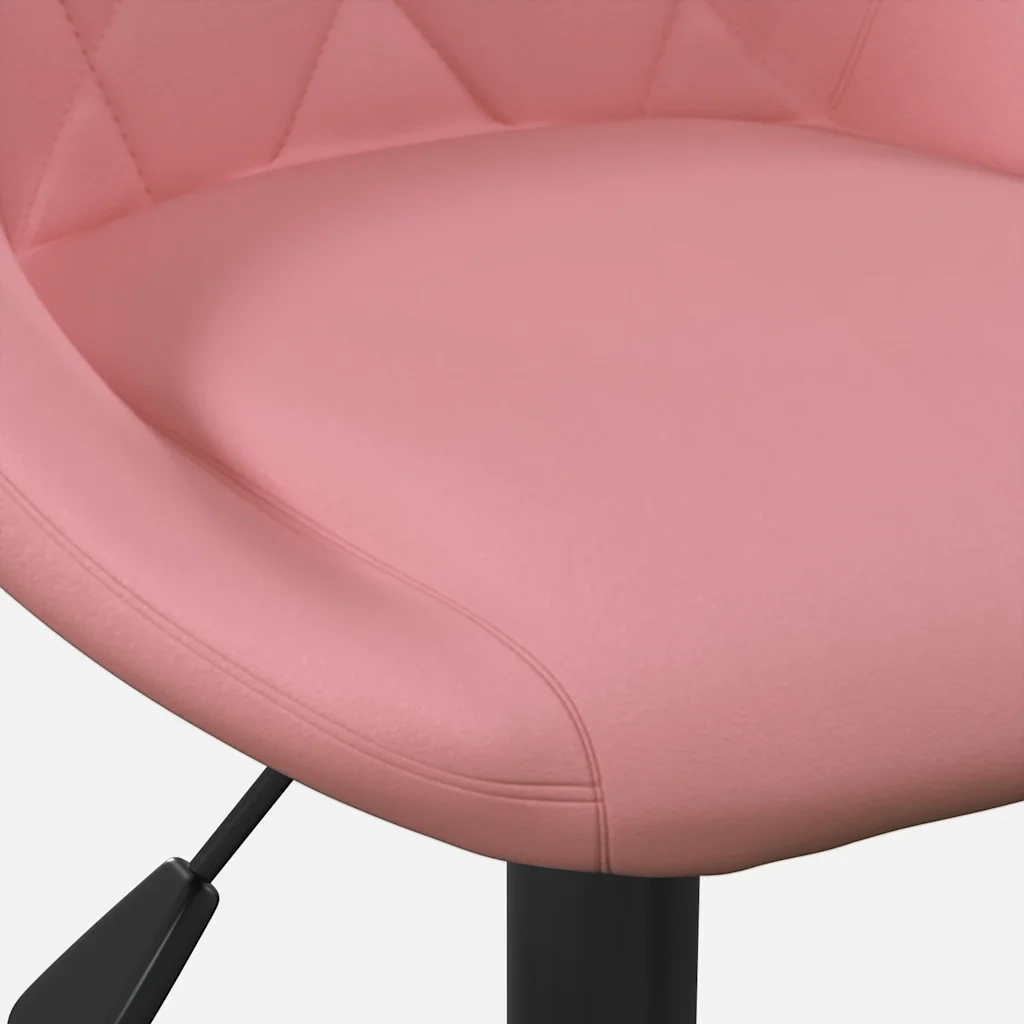 Sedia da Pranzo Rosa in Velluto 335365