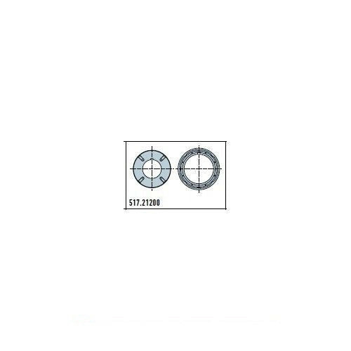 ADATTATORE TONDO 120MM ALUKON M8 RUOTA CORONA PER ERA XL Ø 90MM NICE 517.21200