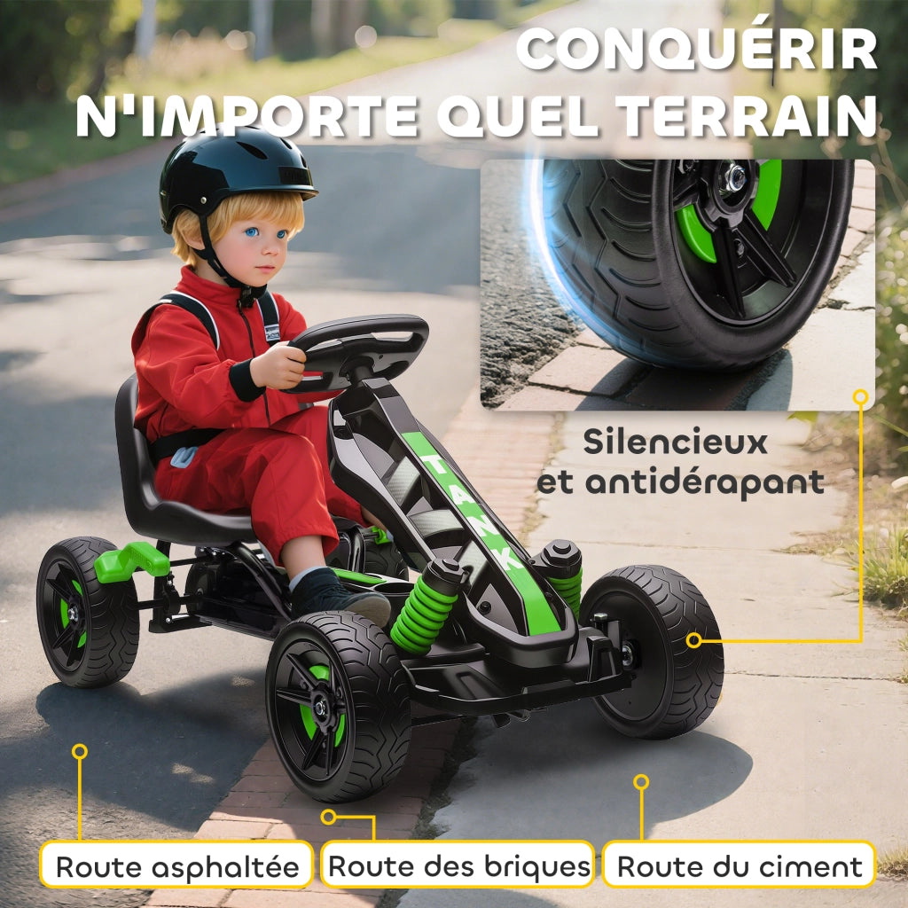 Go Kart Bambini ¨C Minimal ¨C Verde 3-6 anni
