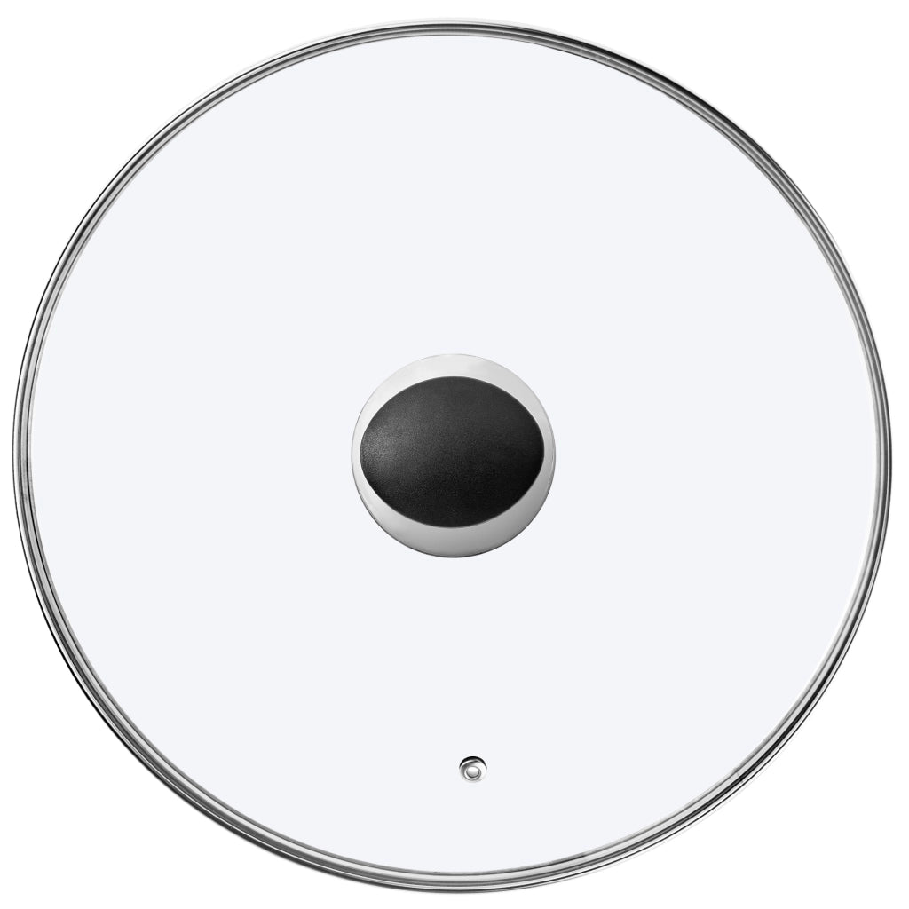 Coperchio in vetro KADAX da 28 cm, universale, resistente al calore, per pentole e padelle.