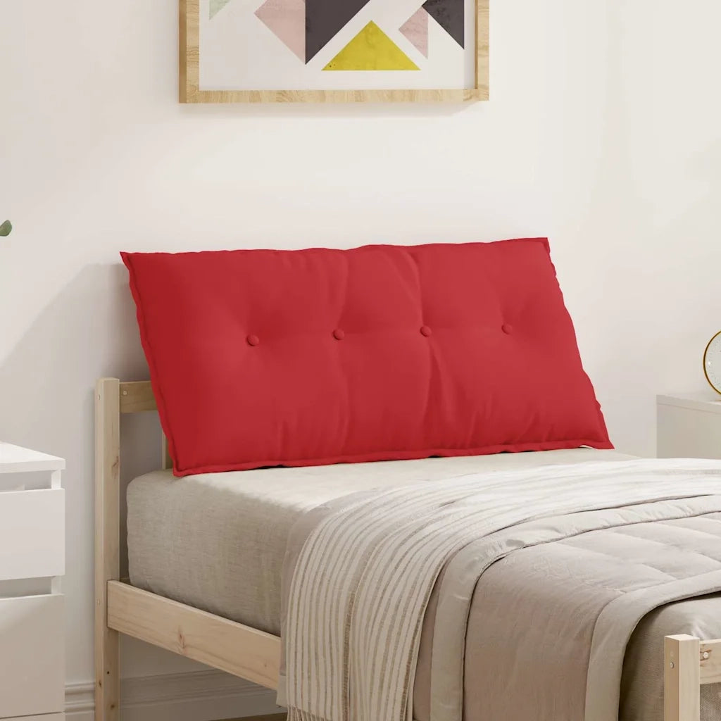 Cuscino per Schiena | Cuscino dorsale Rosso 100 x 19 x 50 cm Tessuto
