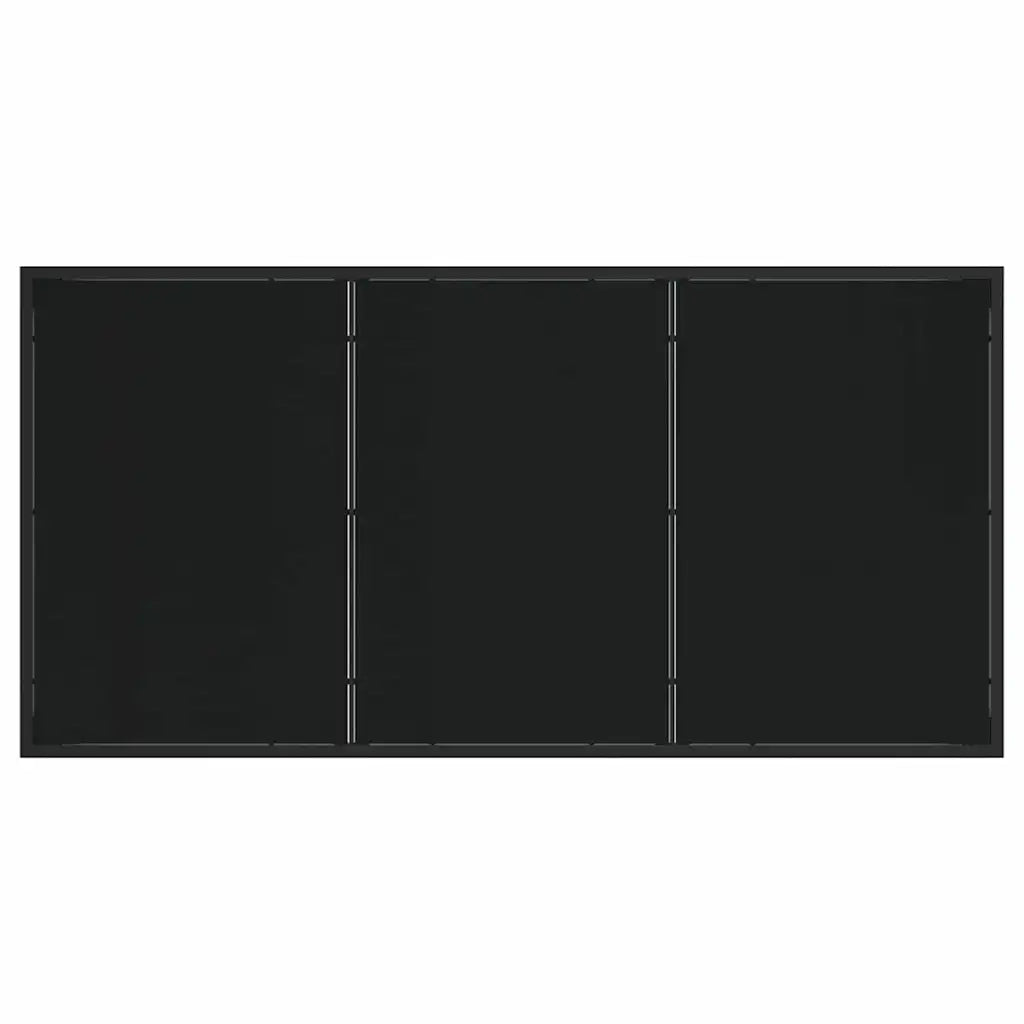 Set da Pranzo per Giardino 5 pcs Nero